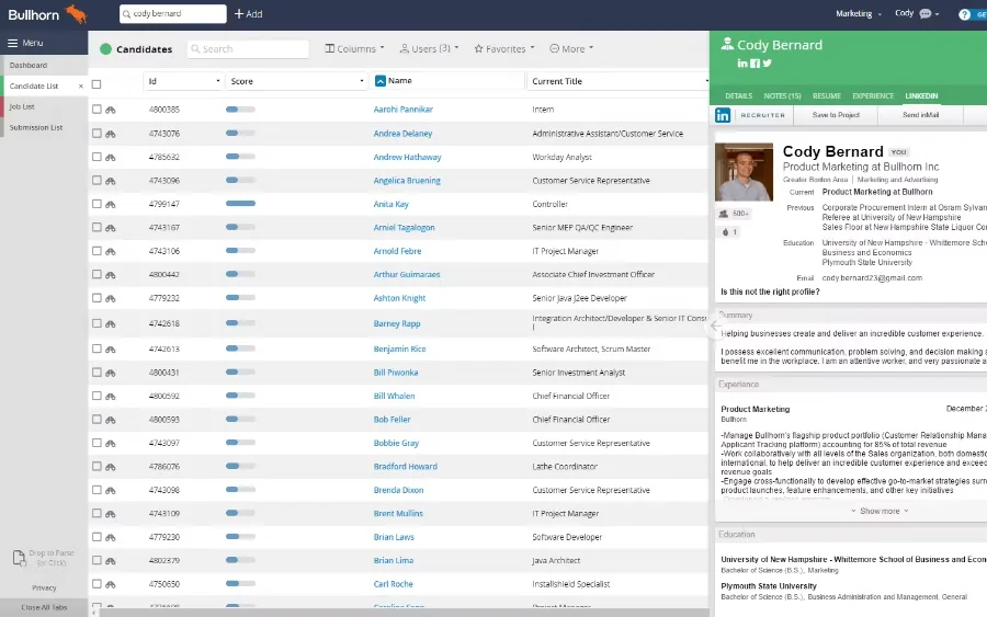 Interface Bullhorn